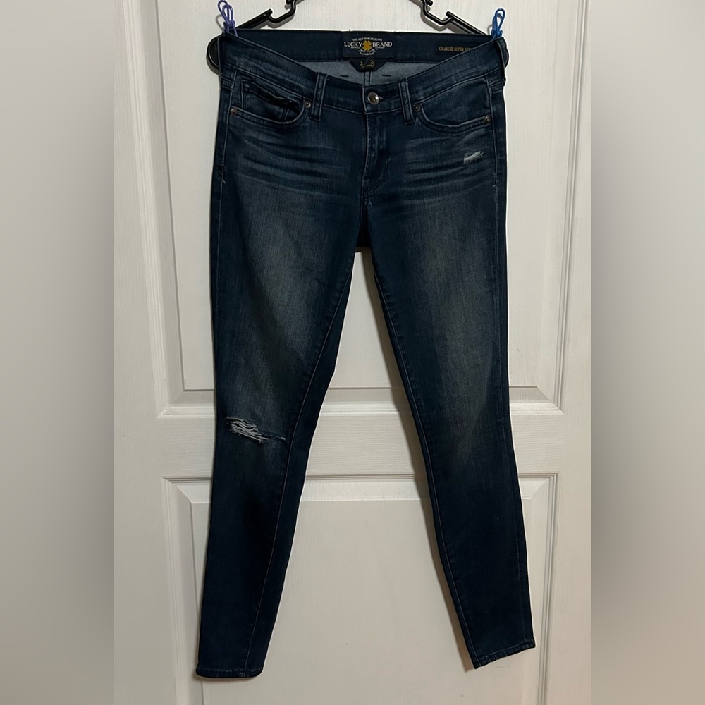 EUC LUCK BRAND Charlie  Super Skinny Jeans 2/26